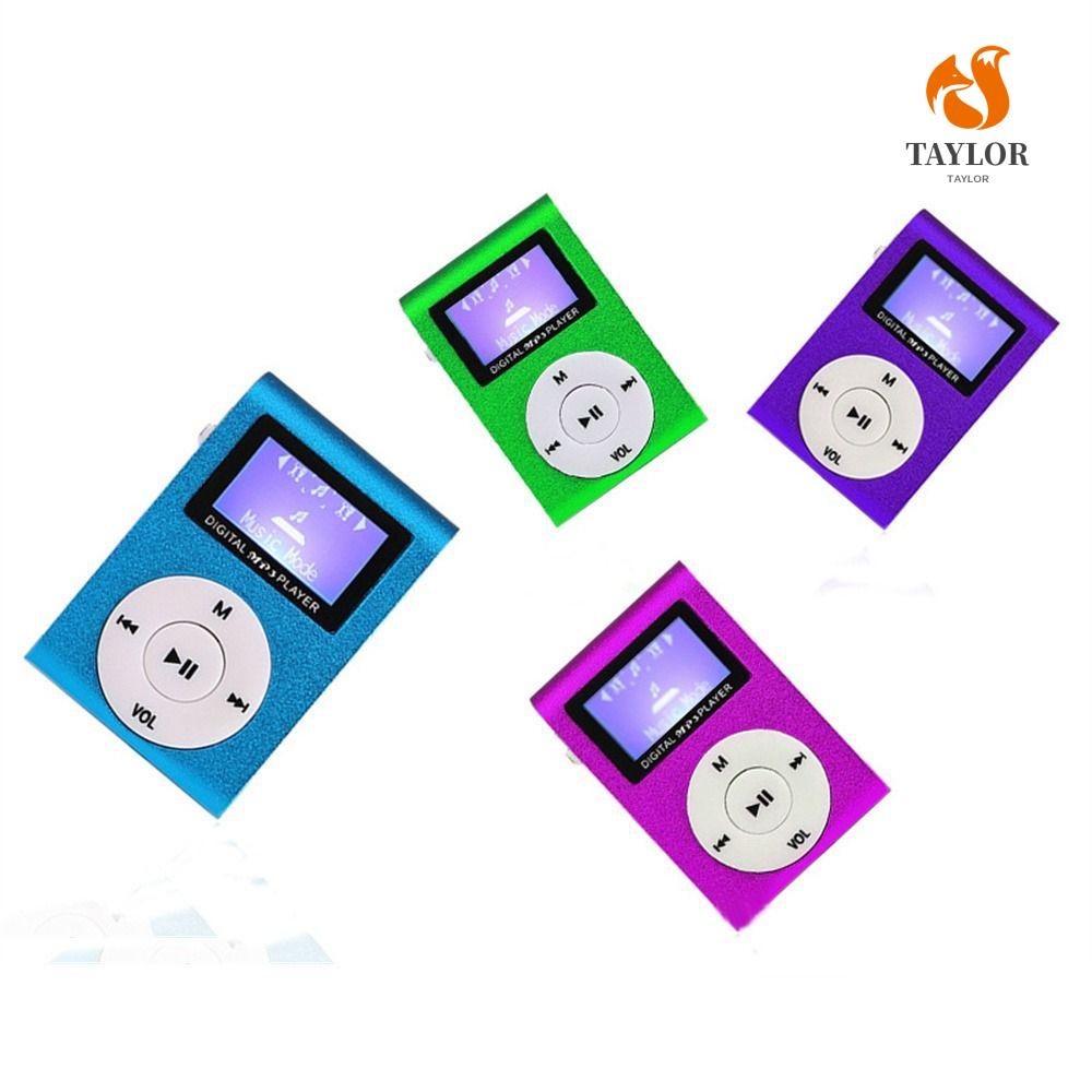 Máy Nghe Nhạc Mp3 TAYLOR1 Có Thể Sạc Lại Kèm Tai Nghe Và Loa Màn Hình