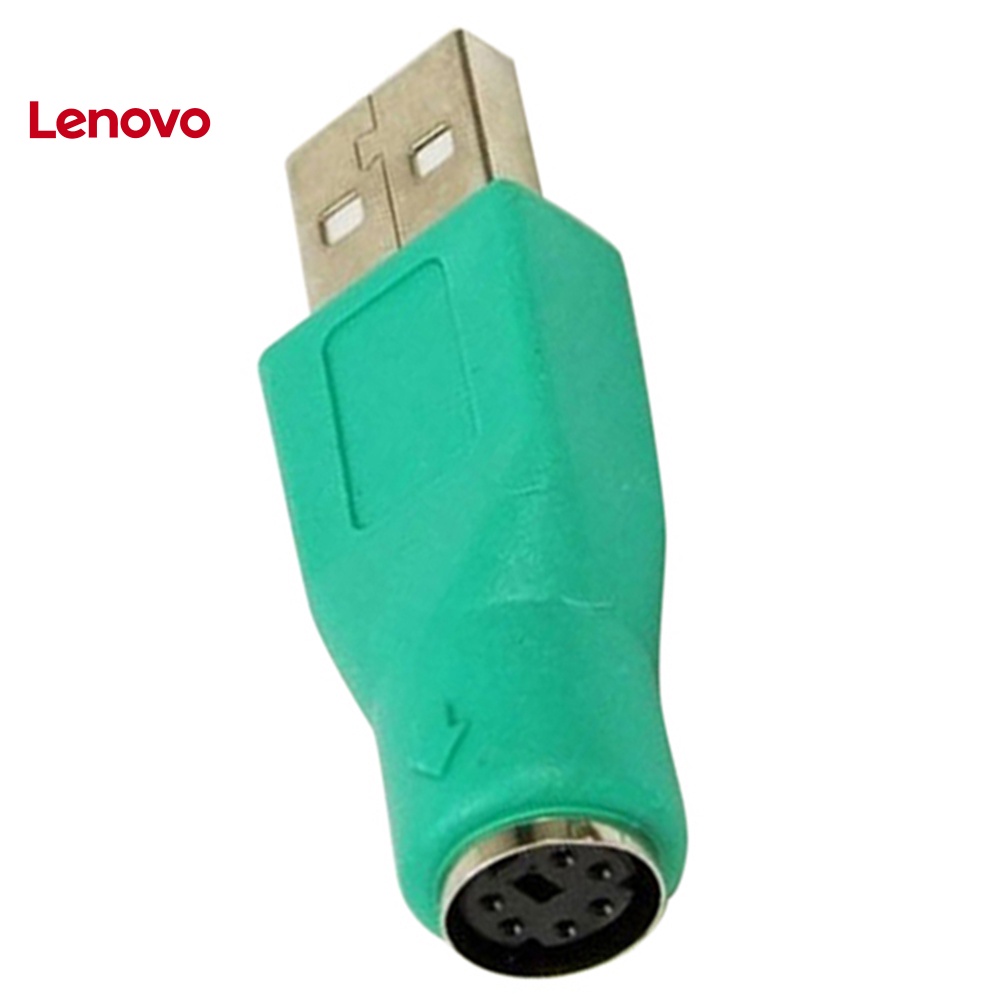Đầu Chuyển Đổi USB Male Sang PS2 Female Màu Xanh Lá