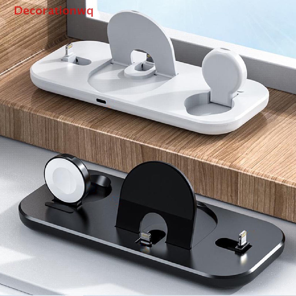 Đế Sạc Nhanh Không Dây Cho iPhone 14 13 12 11 Pro XS MAX Plus / Apple Watch AirPods Pro Mới