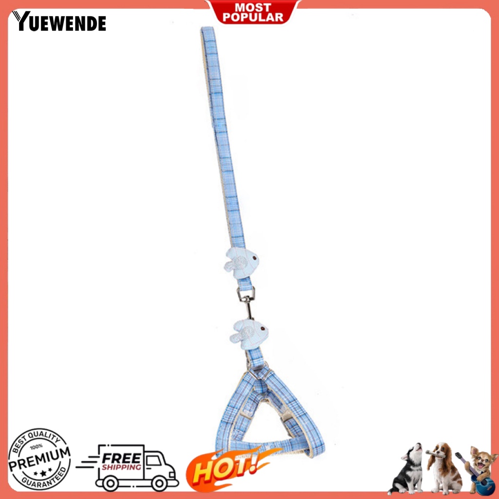 Dây Dắt Thú Cưng Đi Dạo Chống Mòn Hình Cá Dễ Thương