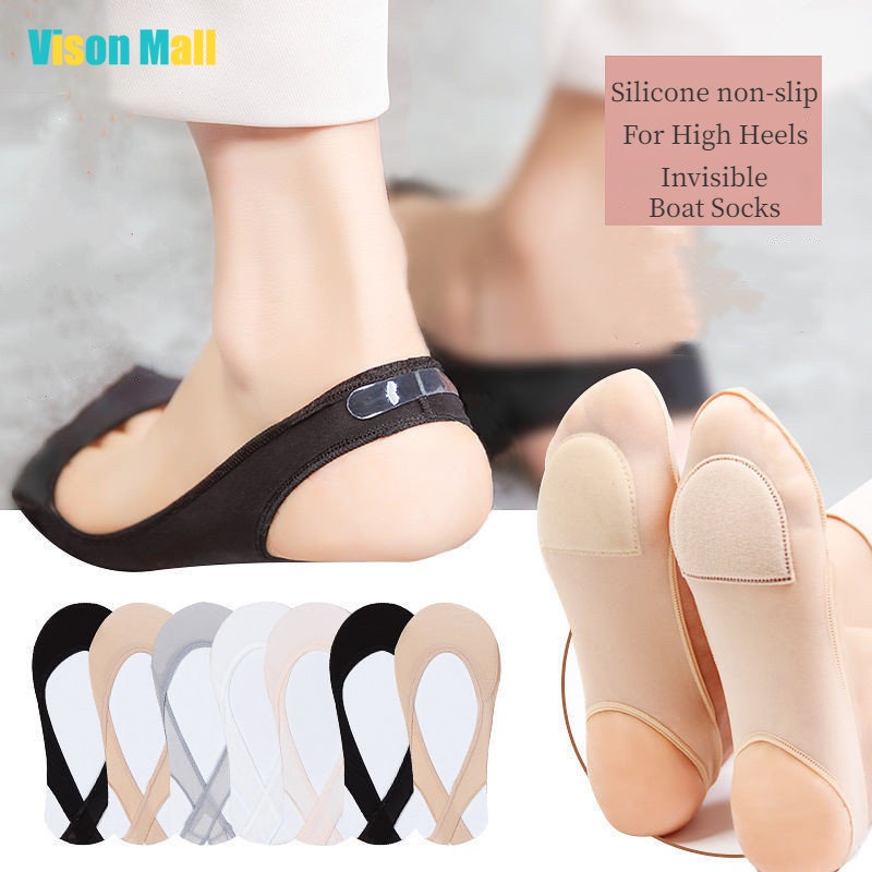 Vớ Thuyền Bằng Silicone Chống Trượt Thời Trang Mùa Hè Dành Cho Nữ