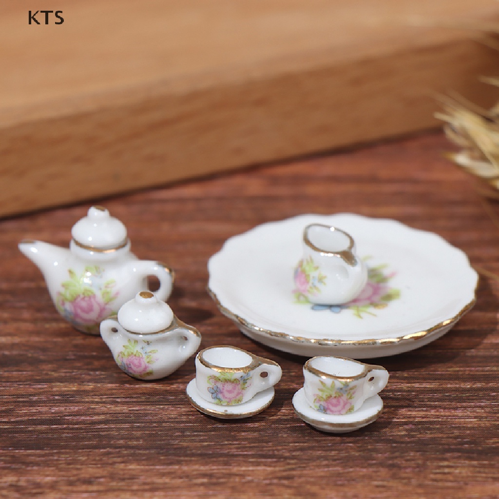 Bộ Ấm Trà Bằng Gốm Sứ 8 Chi Tiết Cỡ 1 / 12
