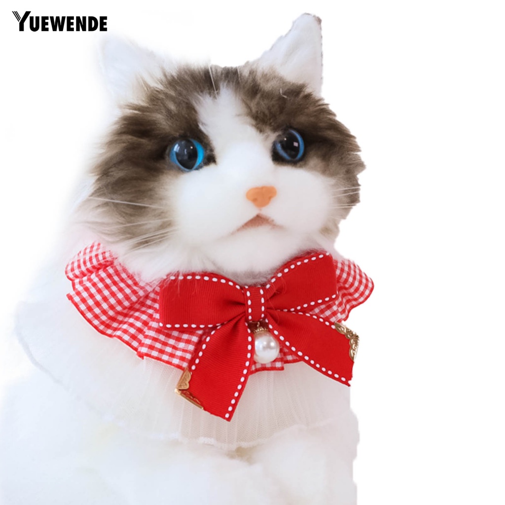 Nơ Đeo Cổ Cho Thú Cưng Họa Tiết Caro