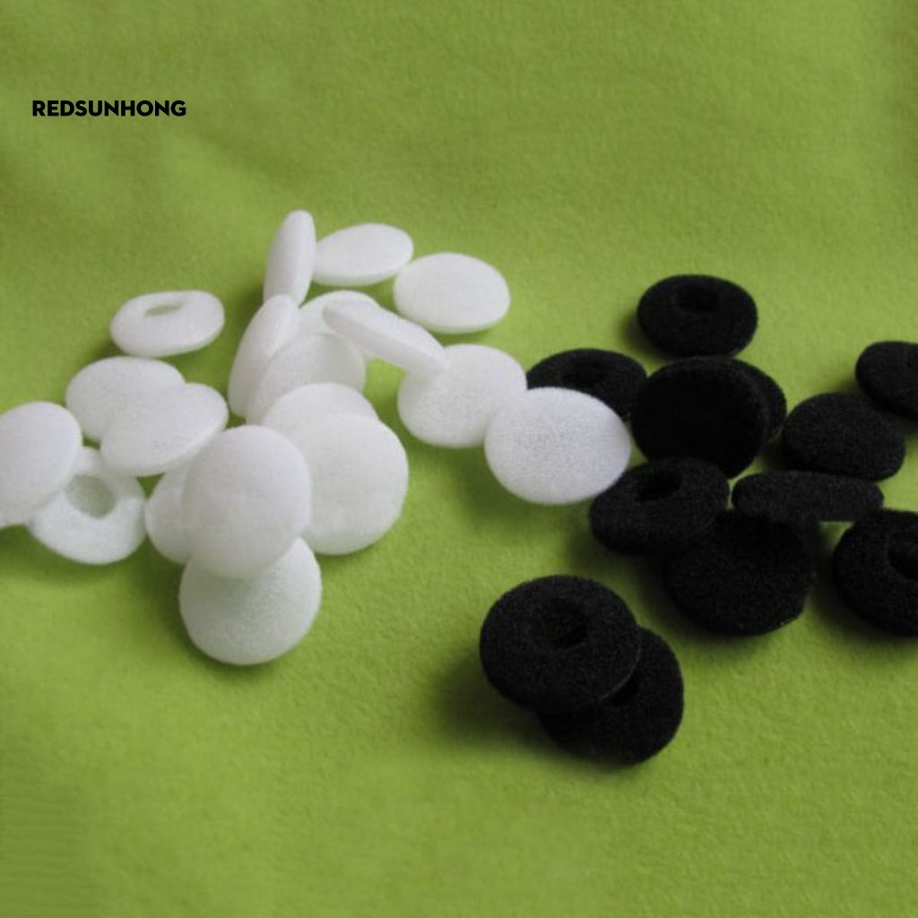 Set 30 Đệm Tai Nghe RH.B Màu Đen Chống Bụi Đàn Hồi Thoải Mái