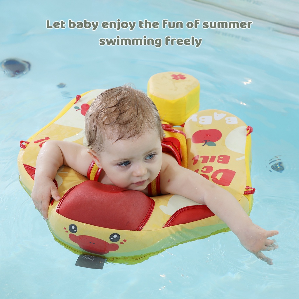 Phao Bơi Bơm Hơi Chống Thấm Nước Thân Thiện Với Làn Da Dành Cho Bé 3-24 Tháng Tuổi