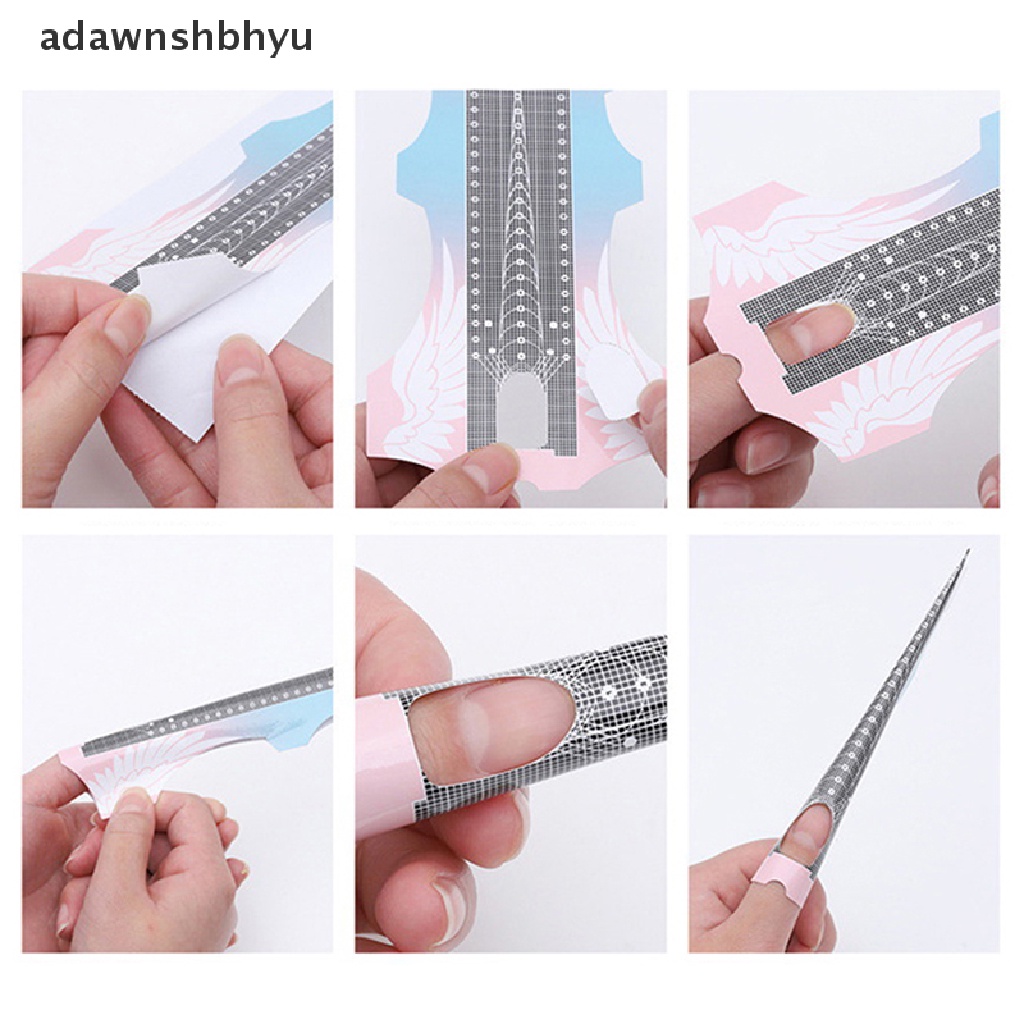 Set 100 Miếng Dán Hỗ Trợ Nối Dài Móng Tay Chuyên Nghiệp