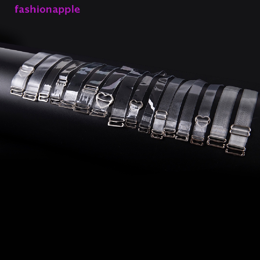 1 Cặp Dây Đeo Áo Ngực Trong Suốt Kẻ Sọc Co Giãn Điều Chỉnh Được