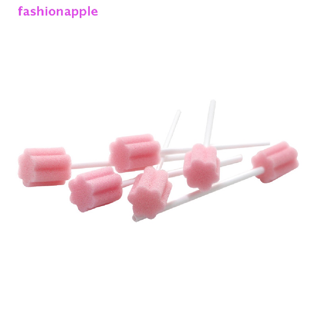 Set 100 Tăm Bông Vệ Sinh Răng Miệng Sử Dụng Một Lần Tiện Lợi