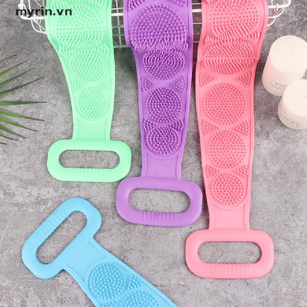 Bàn Chải Silicon Chà Lưng Massage Cơ Thể Thần Kỳ