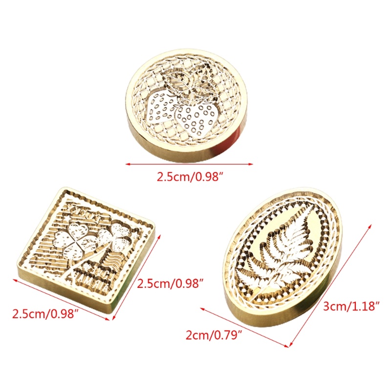 Con Dấu Sáp Đóng Dấu Niêm Phong Họa Tiết Hoa Cúc Nhỏ