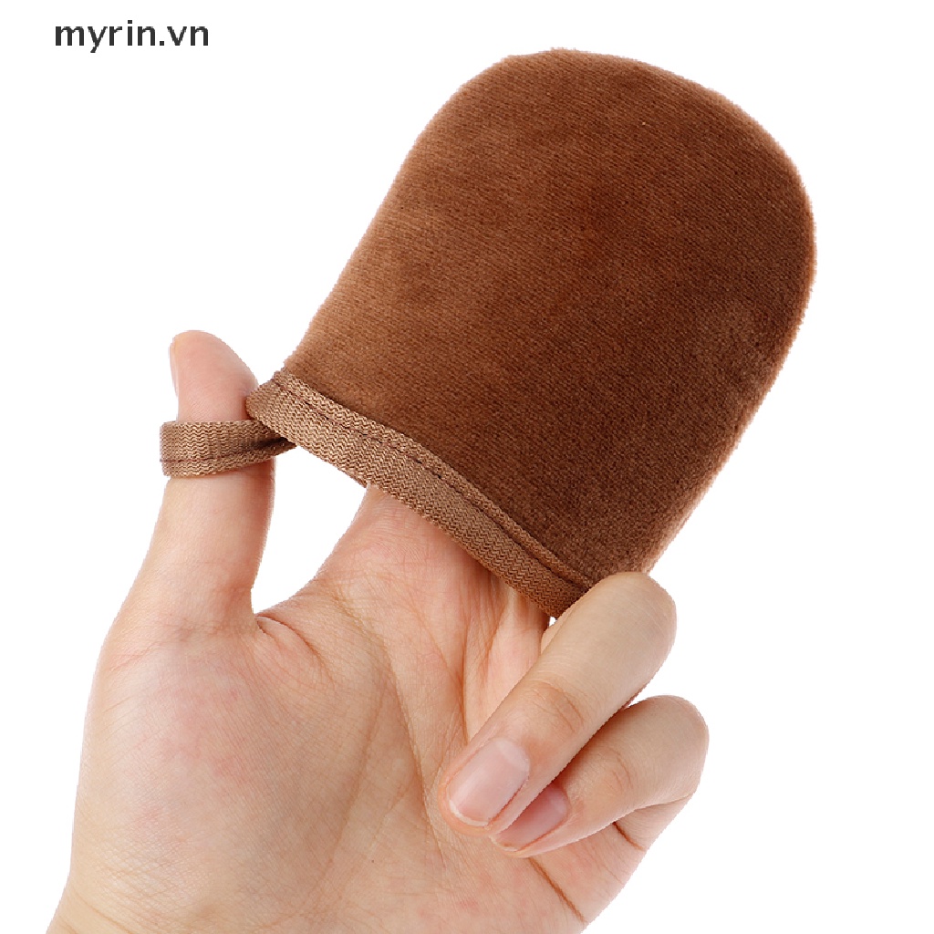 Găng Tay Tự Thoa Tan Giả Cơ Thể Màu Nâu