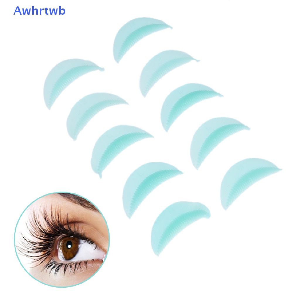 Set 5 Cặp Đệm Silicone Hỗ Trợ Uốn Mi Tiện Lợi Mới