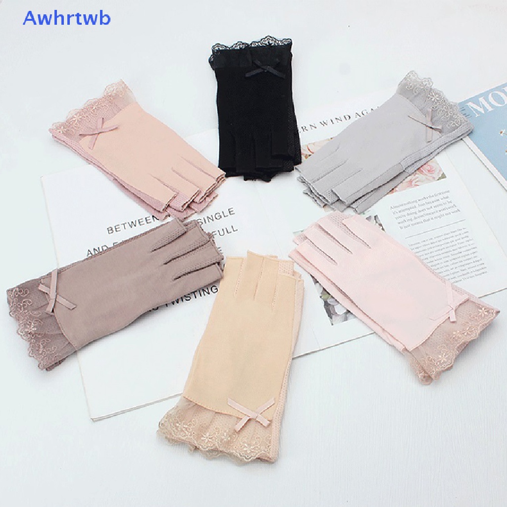 1 Cặp Găng Tay Chống Tia UV Không Xỏ Ngón Cho Đèn LED / Dụng Cụ Làm Móng Mới