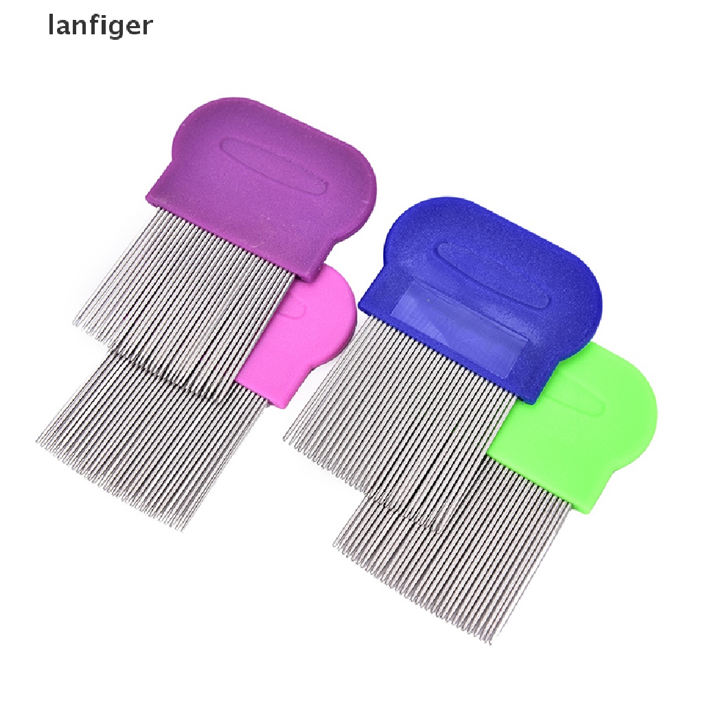 Lanf Lược Chải Tóc Anoplura Flea Cootie Bằng Thép Không Gỉ Cho Trẻ Em