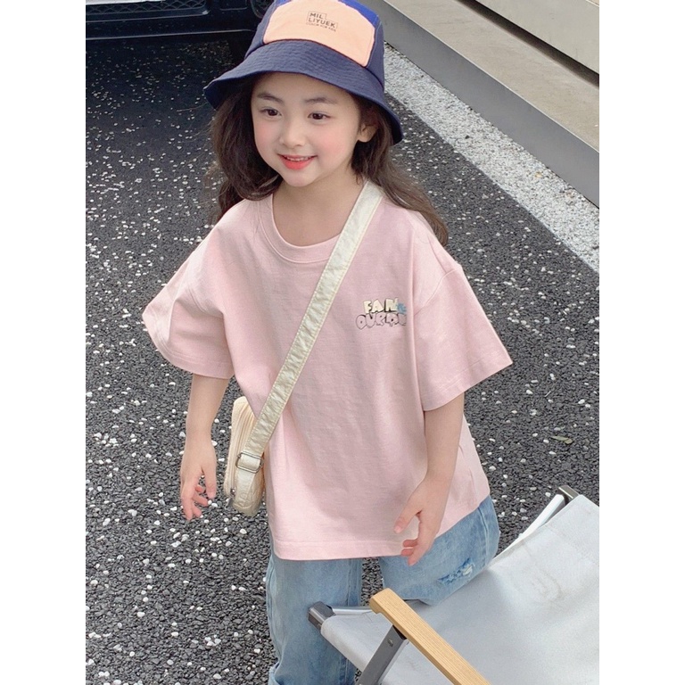 Áo Thun Cotton Tay Ngắn Cổ Tròn In Chữ Thoải Mái Thời Trang Mùa Hè Cho Nữ