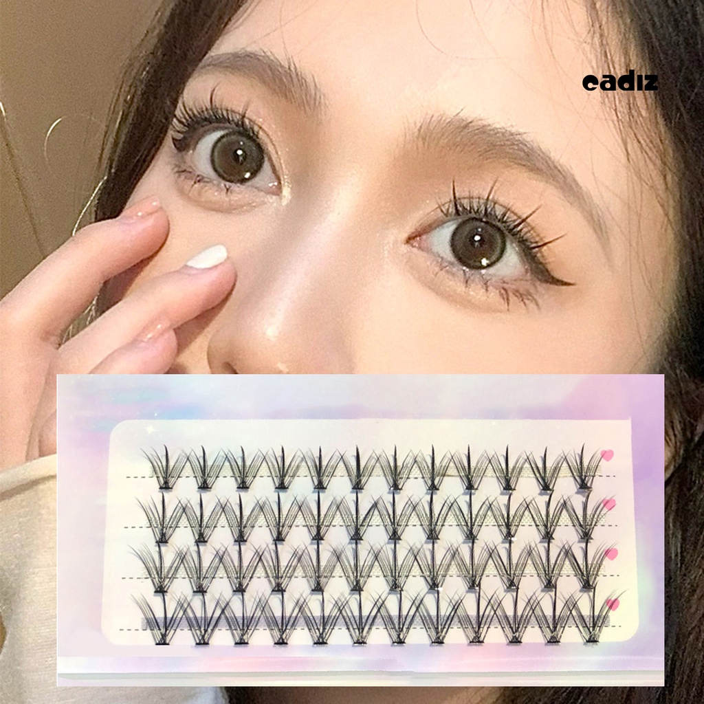 1 Bộ Lông Mi Giả Mềm Mại Dày Màu Đen Tự Nhiên