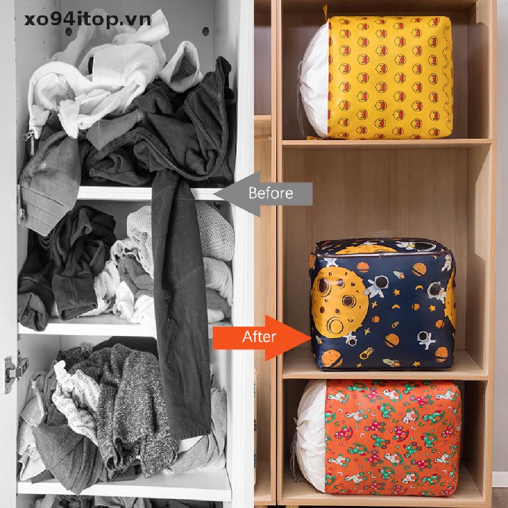 Túi Đựng Quần Áo / Hành Lý Cỡ Lớn Chống Bụi / Ẩm Họa Tiết Hoạt Hình Dễ Thương