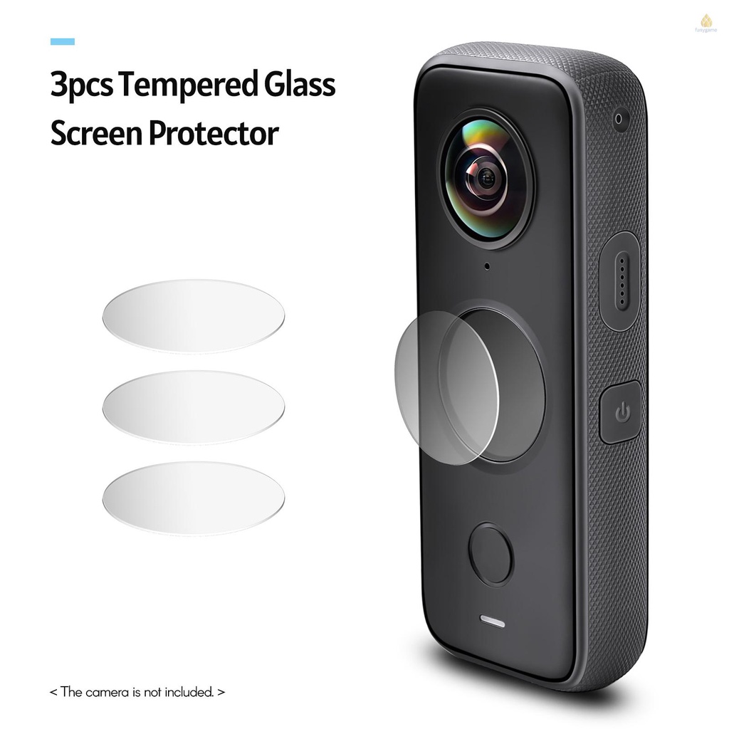 Bộ Ốp Bảo Vệ Camera STARTRC Panorama Bằng Silicon + Kính Cường Lực Thay Thế Chuyên Dụng Cho Insta360 ONE X2