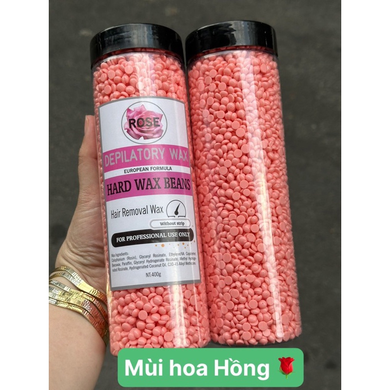 Sáp wax lông nóng dạng hạt hủ 400g Chính Hãng