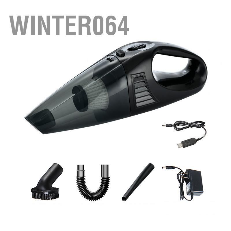 Winter064 Máy Hút Bụi Ô Tô Công Thái Sử Dụng Khô Ướt Di Động Cầm Tay Không Dây Cho Hộ Gia Đình
