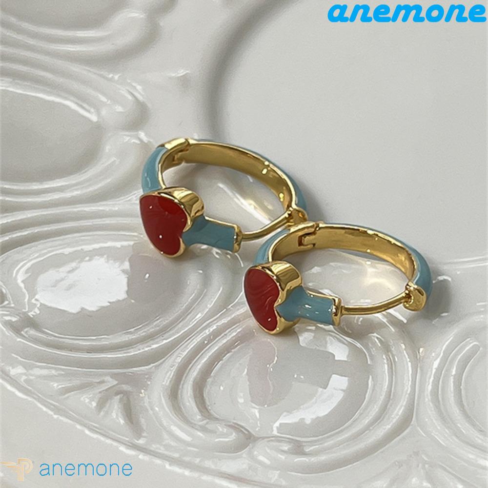 Khuyên Tai Vòng Trái Tim Khoét Rỗng Dễ Thương Phong Cách Hàn Quốc Cổ Điển Dành Cho Bạn Nữ|Quà Tặng Giáng Sinh Phong Cách Vintage