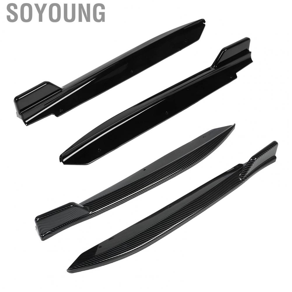 Soyoung Rear Bumper Lip Diffuser Spoiler Body Kits Left Right for Car