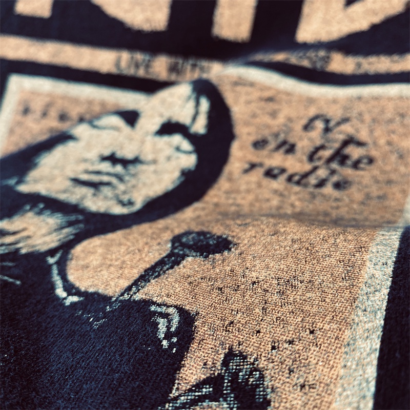 Xu Hướng Mới Nhất Thời Trang Cổ Điển Je-RY-TS Gods Áo Ngắn Tay In Phun Mực Trắng Phiên Bản Giới Hạn