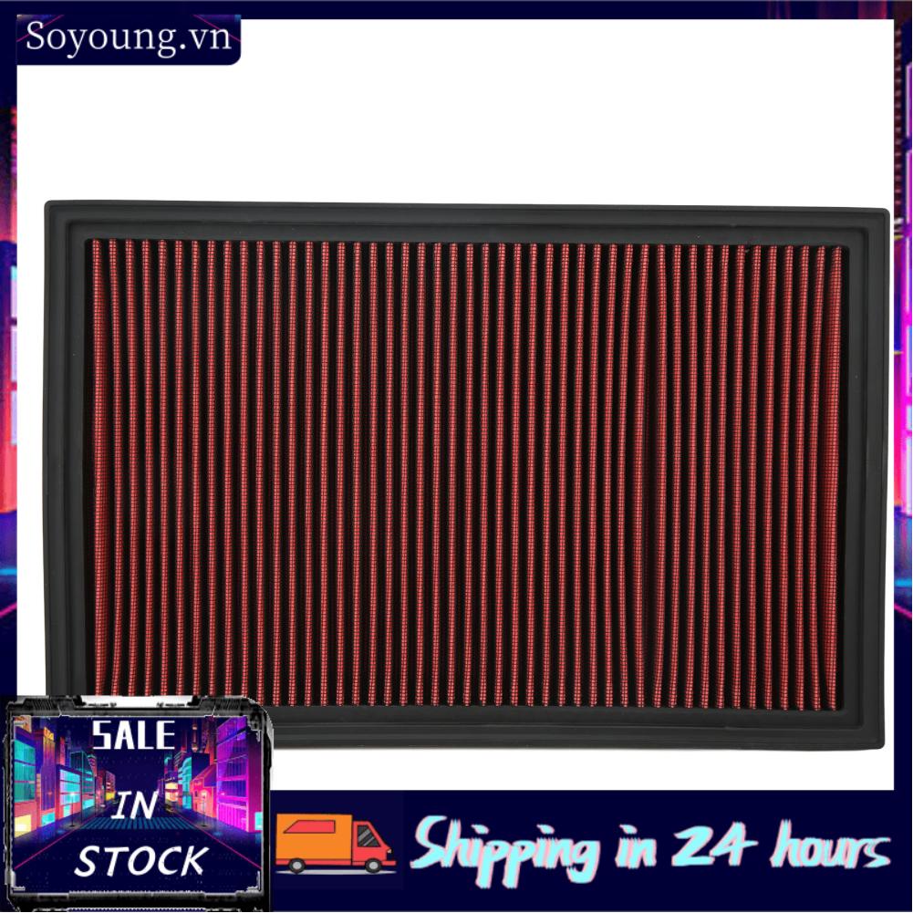 Soyoung Engine Air Cleaner High Flow Car Filter Practical Reusable for Vehicle