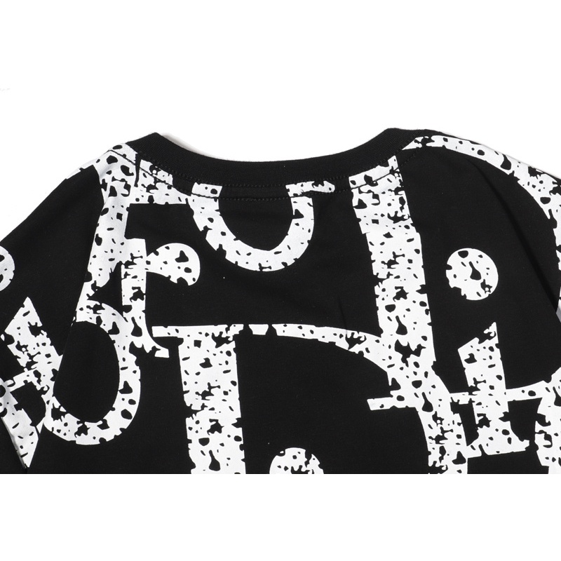 D-io / Áo Thun cotton Tay Ngắn In LOGO Hoa Sứ Siêu Ngầu Phong Cách Đường Phố Mới Nhất Thời Trang Cho Nam Và Nữ Jdrtxfhrdf