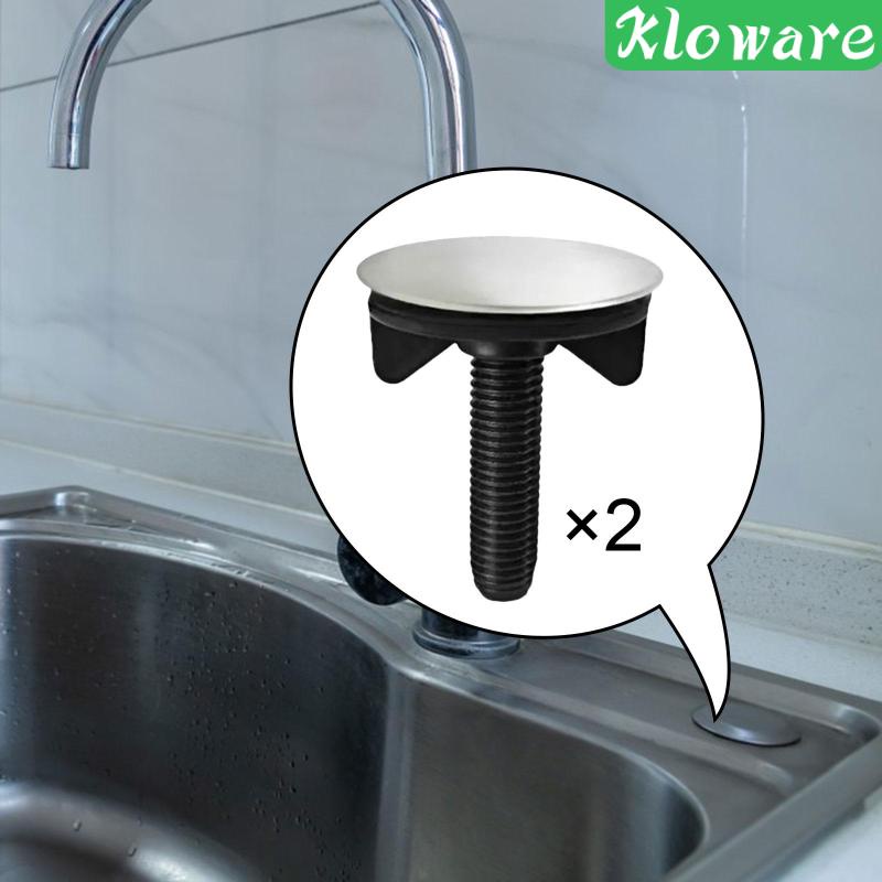 Set 2 Nắp Đậy Lỗ Thoát Nước Bồn Rửa Chén Tiện Dụng