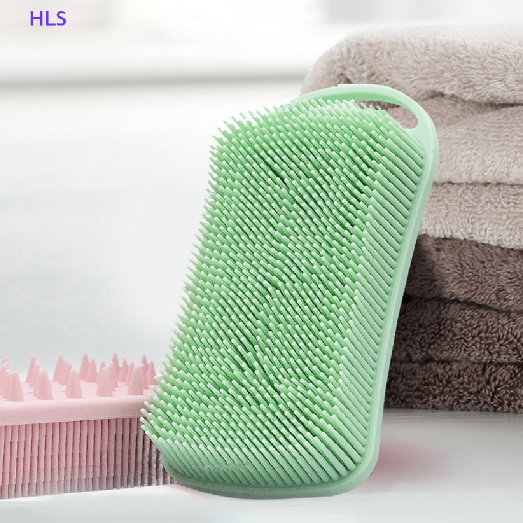 Bàn Chải Silicone Mát Xa Da Đầu 2 Trong 1 Tiện Dụng