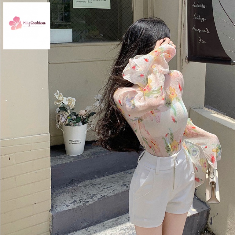 Áo Sơ Mi Chiffon Cổ Rùa Dài Tay Thiết Kế Mỏng Kiểu Dáng Mới Thời Trang Dành Cho Nữ | BigBuy360 - bigbuy360.vn