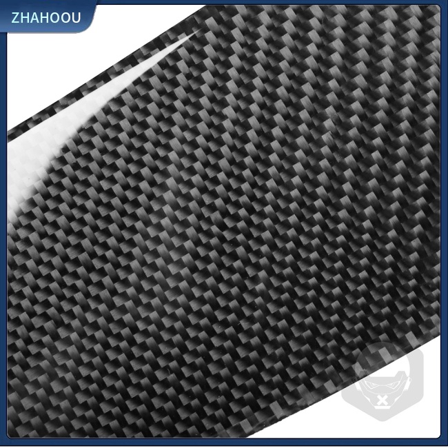 ☃Phụ Kiện Trang Trí Nhà Cửa Kiểu Dáng Dễ Thương Xinh Xắn☃ 1 Cặp Miếng Dán Trang Trí Đèn Pha Xe Hơi Bằng Sợi Carbon Cho Q50