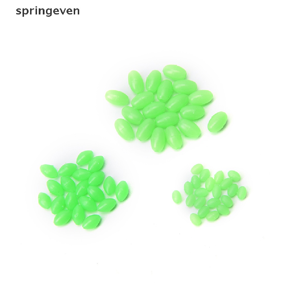 Set 100 Hạt Phát Sáng Hình Oval 5mm / 8mm / 10mm