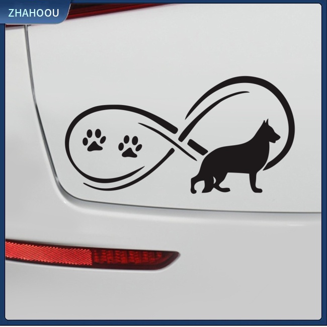 ☃Phụ Kiện Trang Trí Nhà Cửa Kiểu Dáng Dễ Thương Xinh Xắn☃ Miếng Dán Trang Trí Xe Hơi Họa Tiết Chú Chó Dachshund Thời Trang D-1030