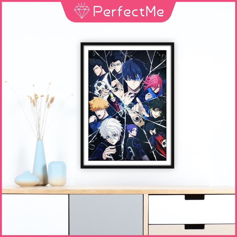 Bộ Tranh Đính Đá Họa Tiết Hoạt Hình Anime Độc Đáo Kích Thước 30x40cm DIY Dùng Trang Trí Nhà Cửa