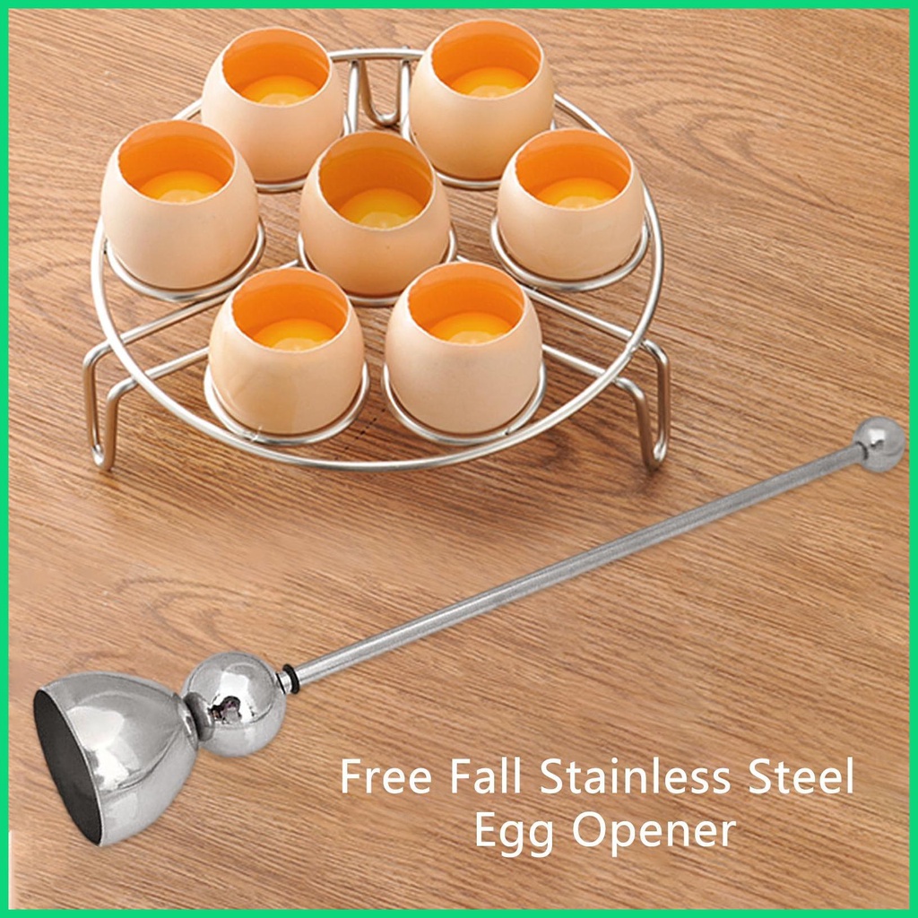 Dụng Cụ Cắt Vỏ Trứng Bằng Thép Không Gỉ Tiện Dụng Cho Nhà Bếp