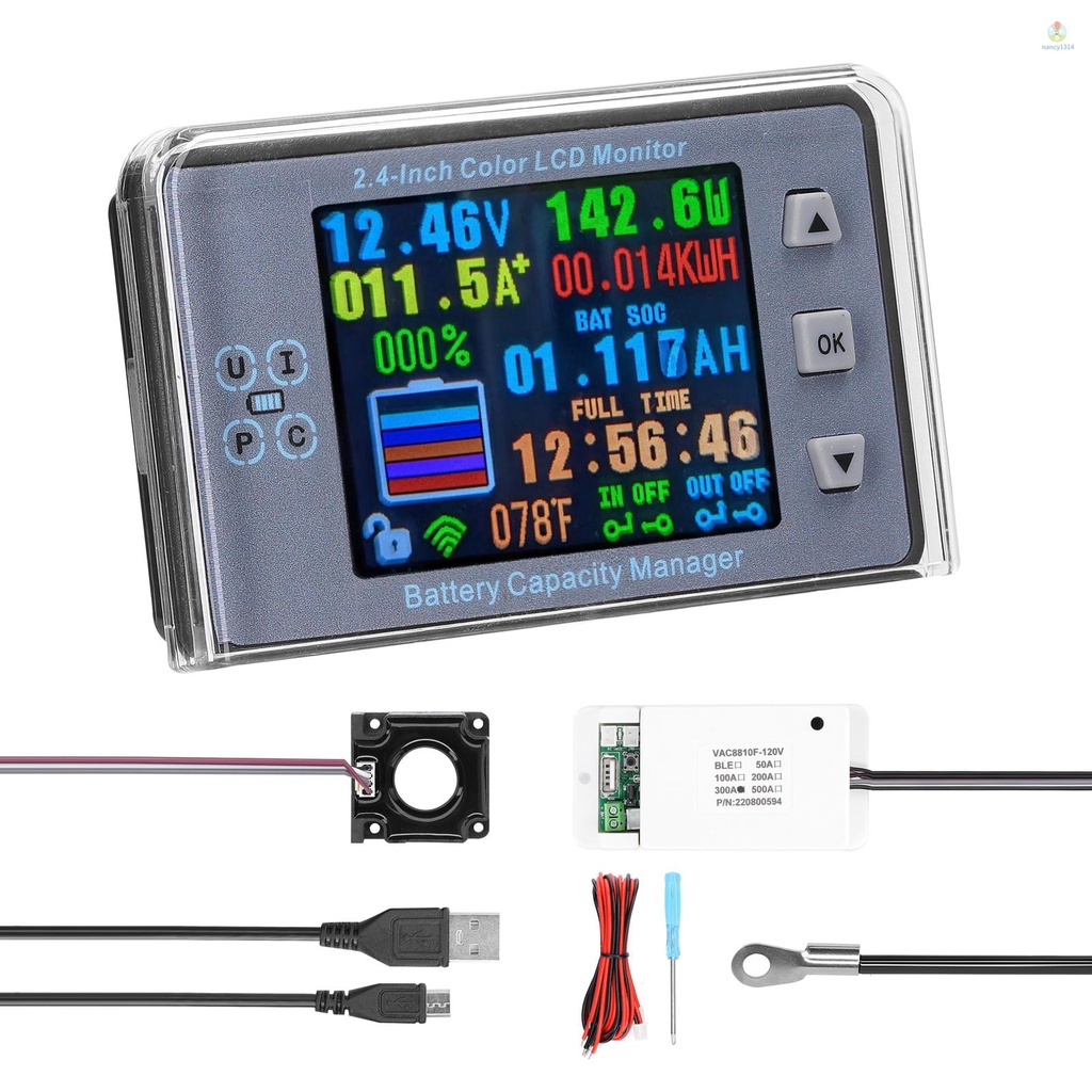 Thiết Bị Đo Điện Áp Pin Không Dây 2.4 Inch Chuyên Dụng