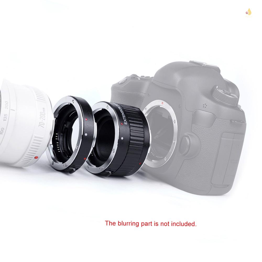 Bộ Vòng Kim Loại Mở Rộng Tự Động Lấy Nét AF TTL 12mm 20mm 36mm Cho Máy Ảnh EF EF-S 35mm DSLR