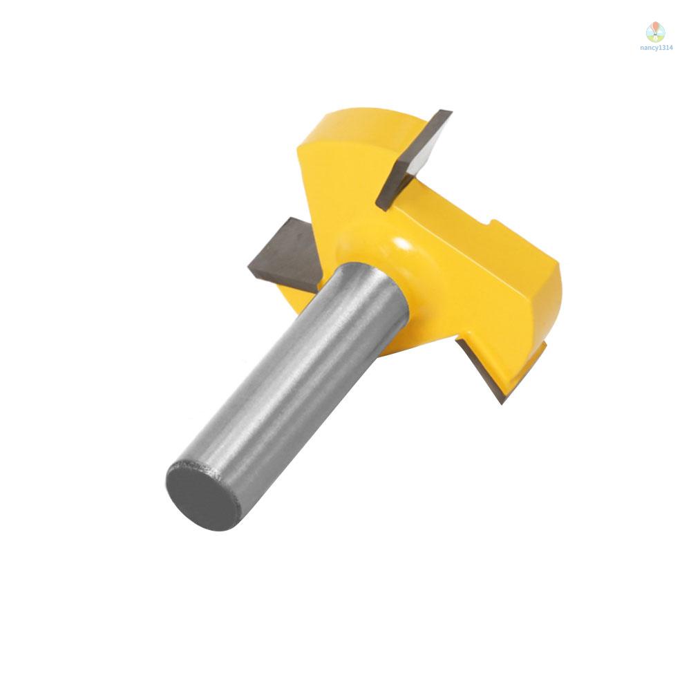 Mũi Phay Router 1 / 2 inch Thân Dẹt 3 Cánh Chuyên Dụng Cho Làm Mộc