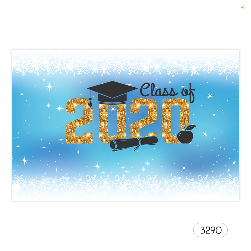 Phông Nền Chụp Ảnh Lễ Tốt Nghiệp 2020 7 * 5ft Chất Lượng Cao #3290