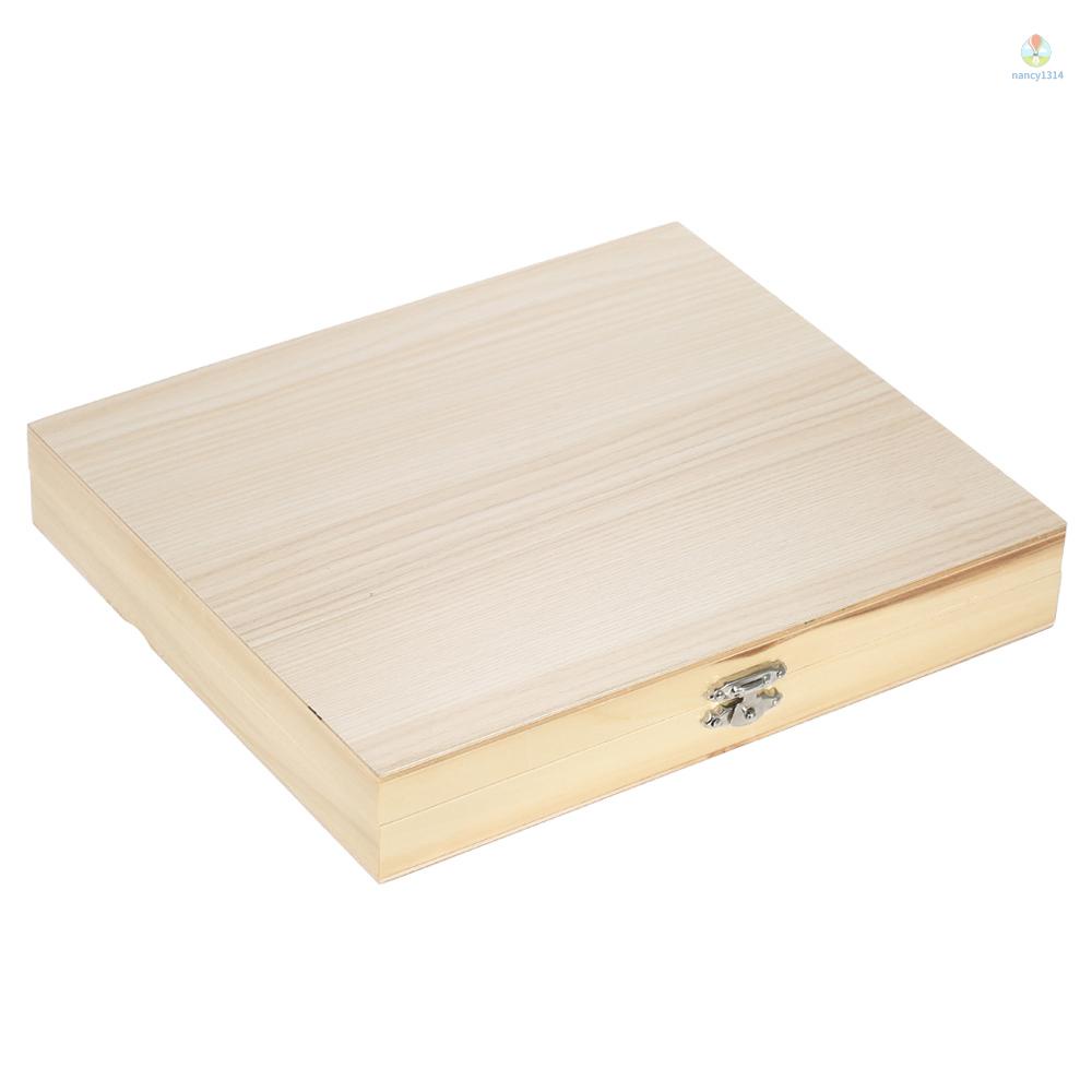 Hộp Trượt Đựng Kính Hiển Vi 100 Ô Bằng Gỗ Có Số Cho Prepared