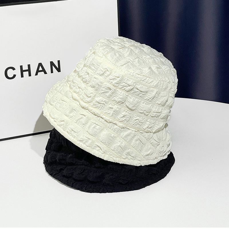 Mộc® Mũ ngư dân lưới bong bóng nếp nhăn nhỏ phong cách Nhật Bản phong cách xuân hè dành cho nữ
