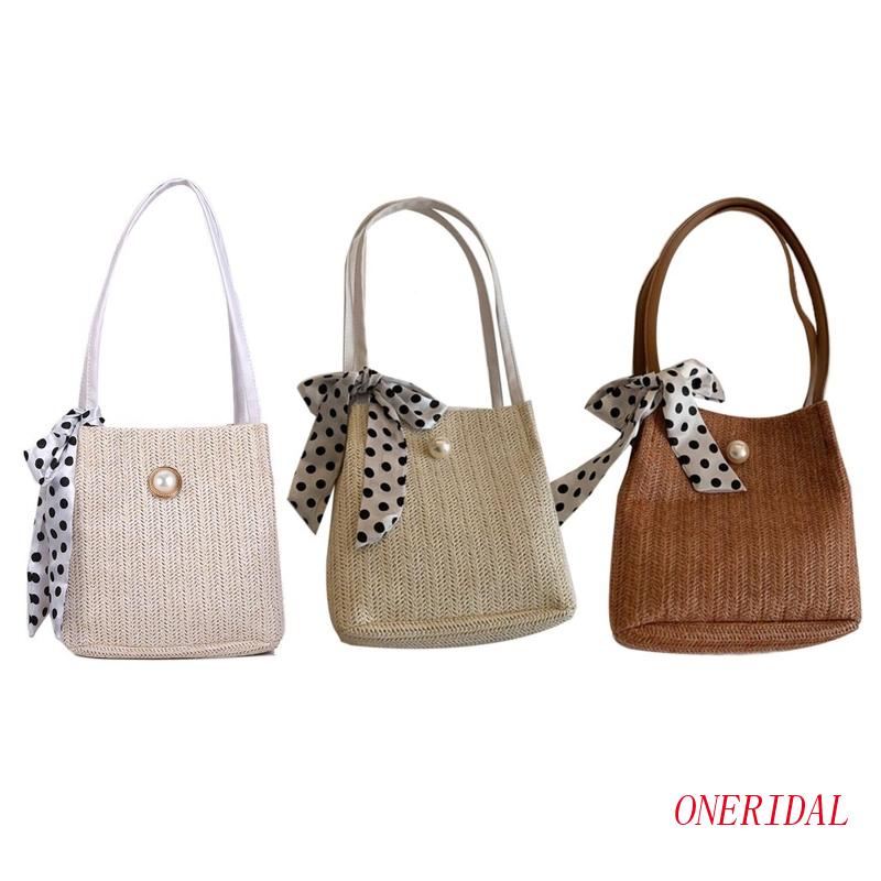 Túi Xách Đan Lát Phong Cách Bohemian Dành Cho Nữ