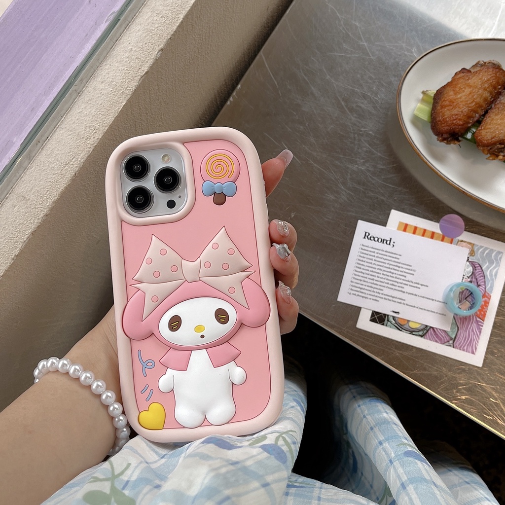 Ốp Điện Thoại Silicon Mềm Chống Sốc In Hình Hoạt Hình Dễ Thương Cho iPhone 14 14PRO max 13 12PRO max 13pro max 11