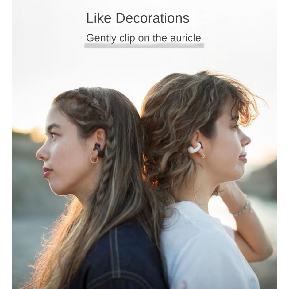 Tai Nghe Nhét Tai Bluetooth Không Dây TWS BH3I Kẹp Vành Tai Không Định Vị Xương