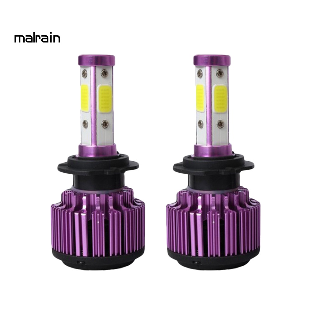 1 Cặp Đèn Pha Siêu Sáng 50W 8000LM 6500K Chất Lượng Cao Cho Xe Hơi / Xe Tải