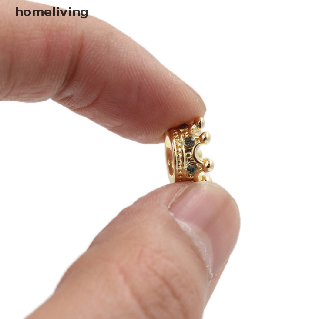 1 Vương Miện Kim Loại Mini Trang Trí Nhà Búp Bê