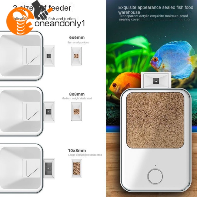 Thiết Bị Cho Cá Ăn Tự Động Điều Khiển Từ Xa Hẹn Giờ