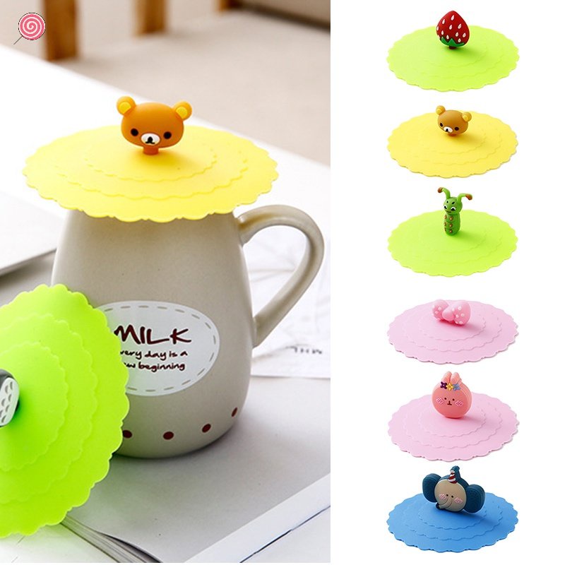 Nắp Đậy Cốc Nước Bằng silicone Chống Bụi Chống Rò Rỉ Đa Năng Tiện Dụng